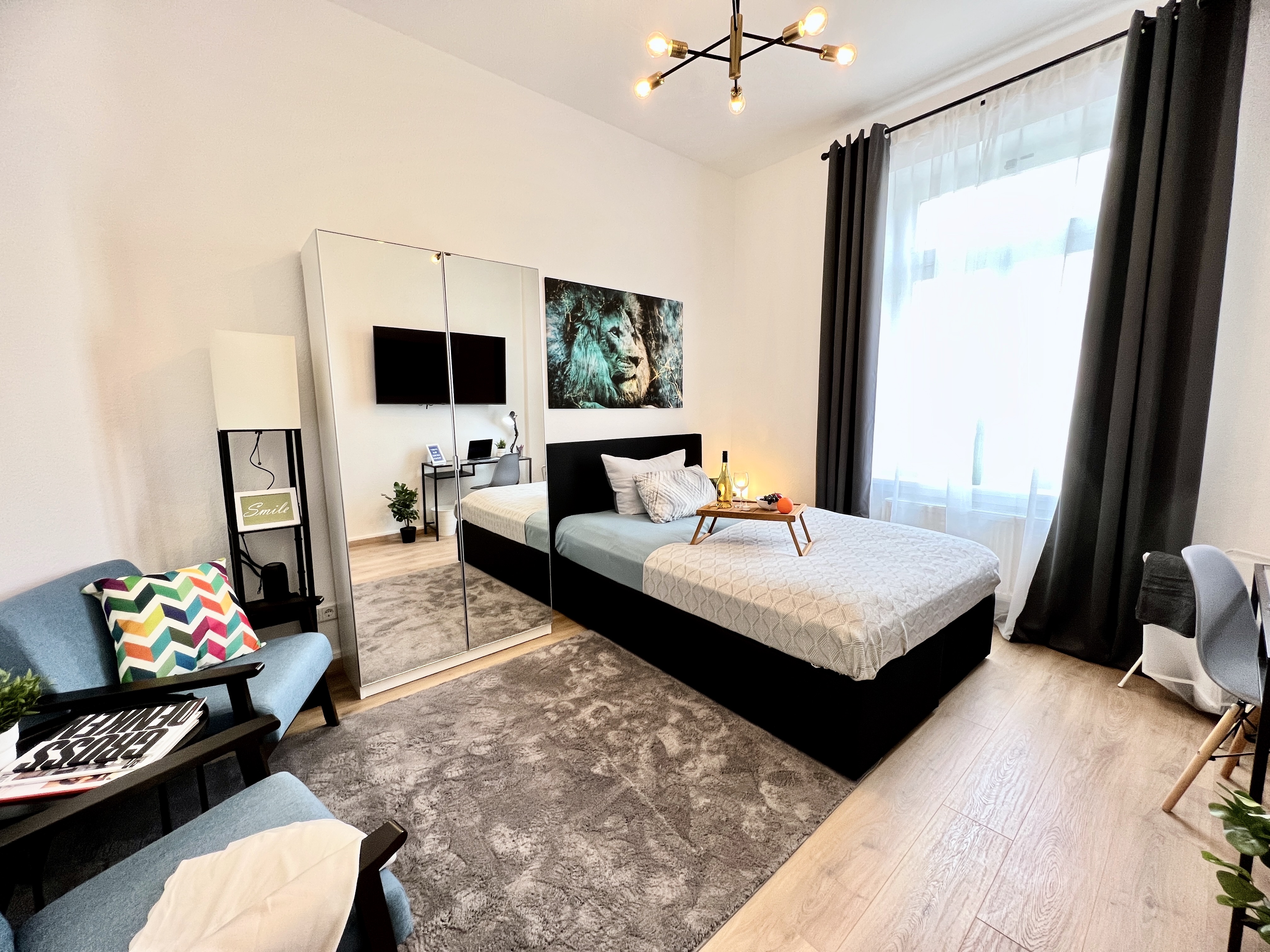 P5-3R#*** S T A N D A R D Shared Apartment Frankfurt-City (2 Bedroom) ***