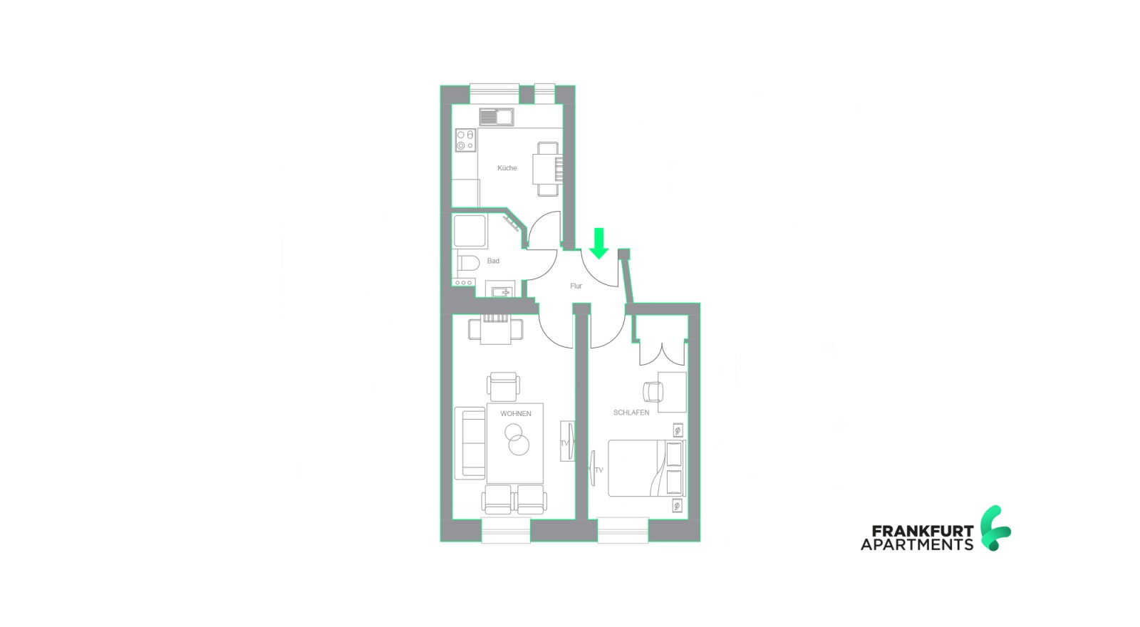 Shared Apartment in Frankfurt Gallus – Bild 7